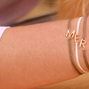 Infini gold-plated bracelet