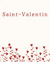 Carte message cadeau Saint-Valentin