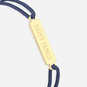 Logo Saint James marine plaqué or