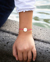 The Little Prince child, pink fuchsia plated gold