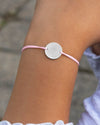The Little Prince child, pink and silver plated