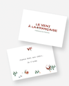 Carte message cadeau